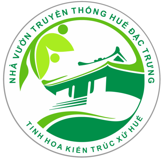 Logo Nhà vườn truyền thống Huế đặc trưng